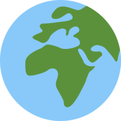 Emoji Bumi Menampilkan Eropa-Afrika Twitter