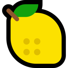 Emoji Lemon Microsoft