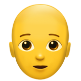 Emoji Orang Botak Apple