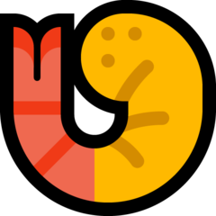Emoji Udang Goreng Microsoft