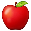 Emoji apel Merah Samsung