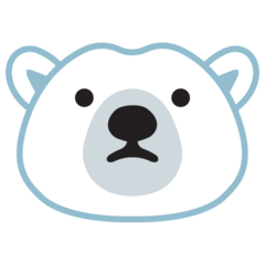 Emoji Beruang Kutub Google