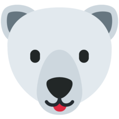 Emoji Beruang Kutub Twitter