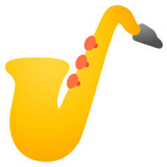 Emoji Saksofon Google