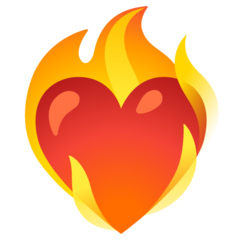 Emoji Hati yang Terbakar Google