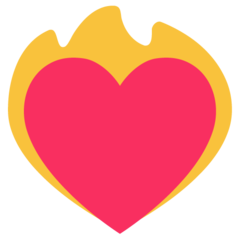 Emoji Hati yang Terbakar Microsoft