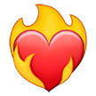 Emoji Hati yang Terbakar Samsung