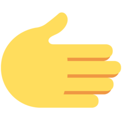 Emoji Tangan Kanan Twitter