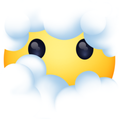 Emoji Wajah dalam Kabut Facebook